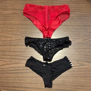 Victoria’s Secret Small Underwear Panties Bundle of 3